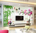 家和 竹子   荷花鱼