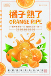 橘子水果海报设计