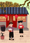新春节日插画