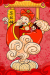 新春节日插画