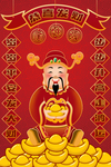 新春节日插画