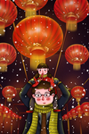 新春节日插画