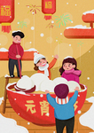 新春节日插画