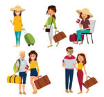 创意旅游人物