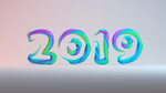 2019 创意 3D  新年