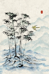 唯美城市插画