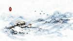 唯美城市插画