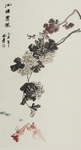 1985绣球花图轴