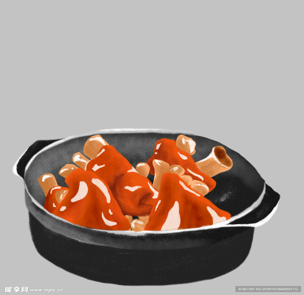 排骨插画