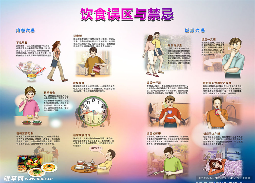 饮食误区与禁忌