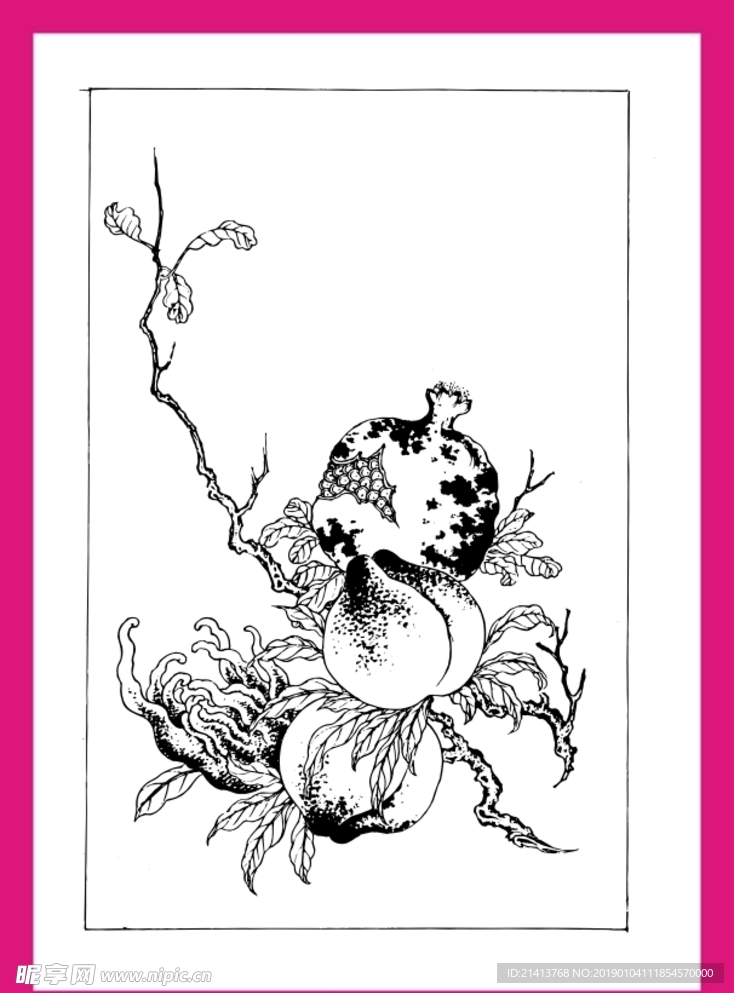 矢量传统画