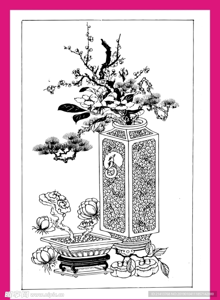 矢量传统画