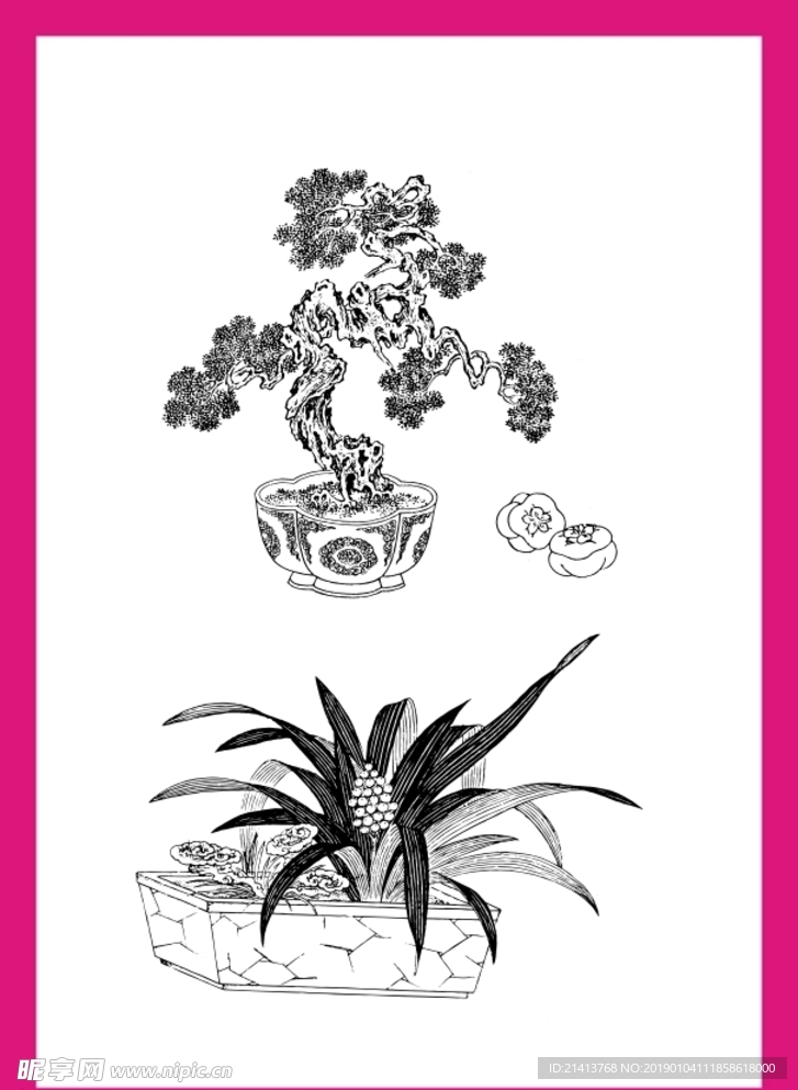 矢量传统画