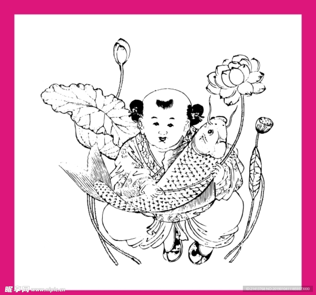矢量传统画