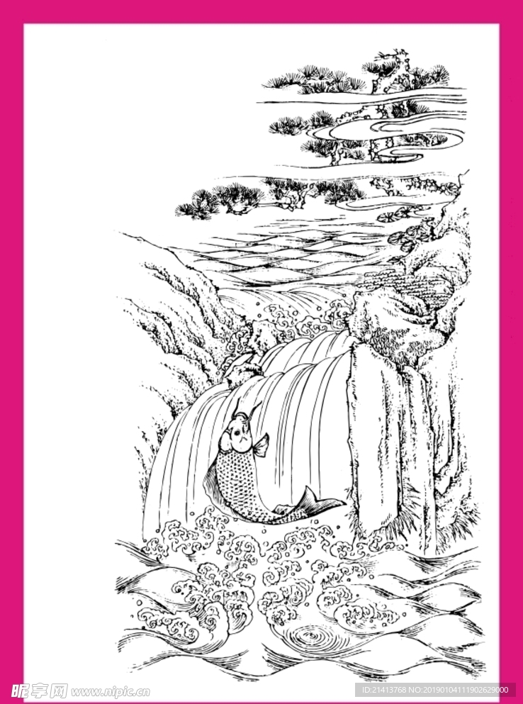 矢量传统画