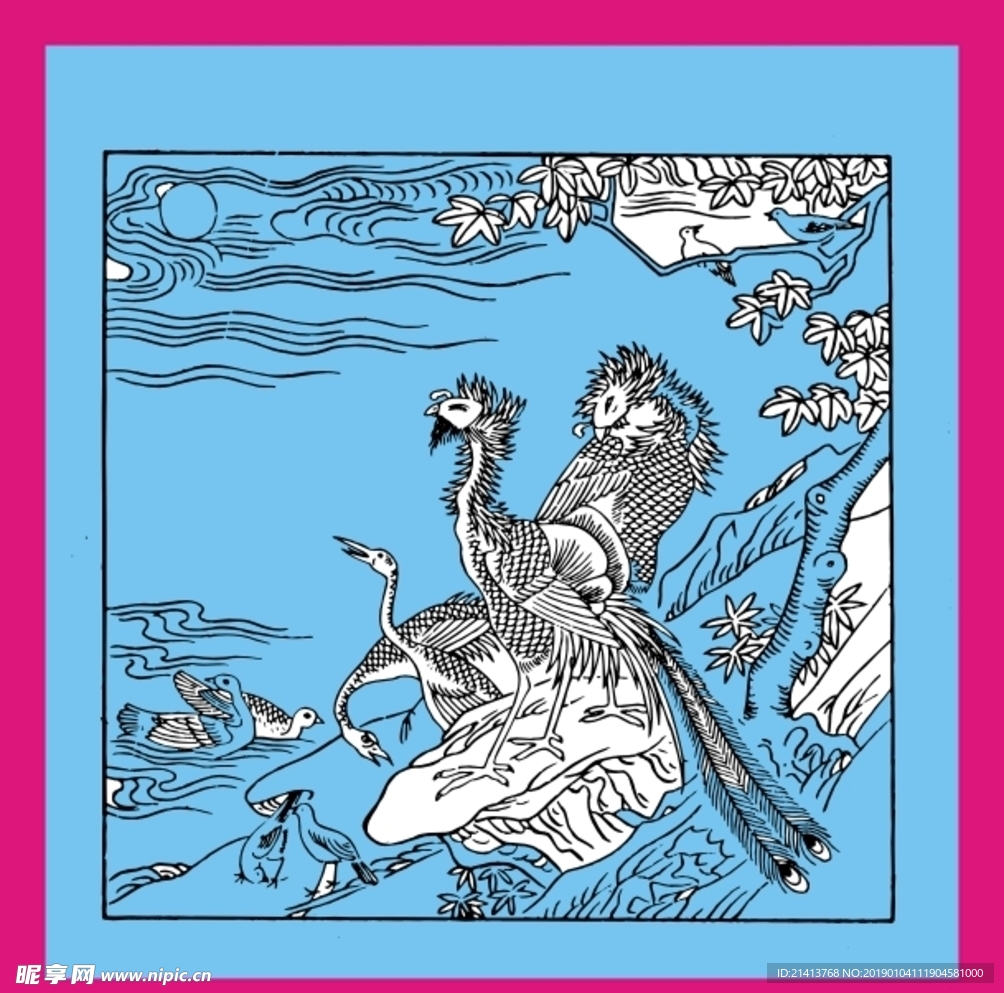 矢量传统画