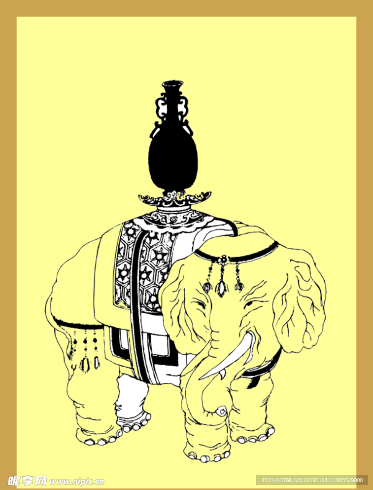 矢量传统画