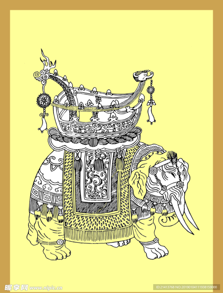 矢量传统画