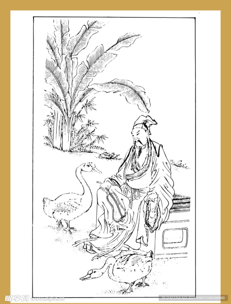矢量传统画