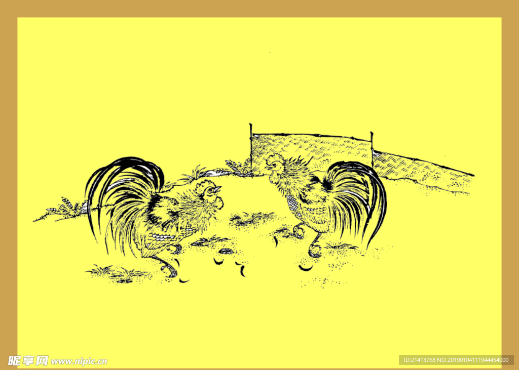 矢量传统画
