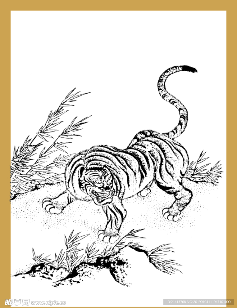 矢量传统画