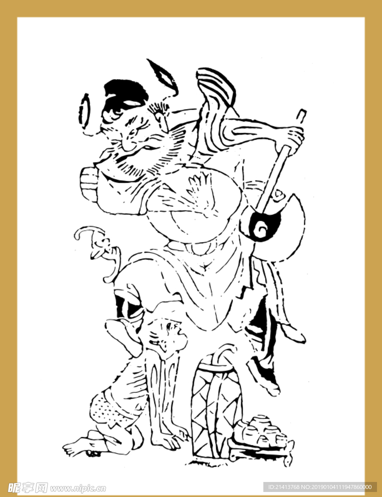 矢量传统画