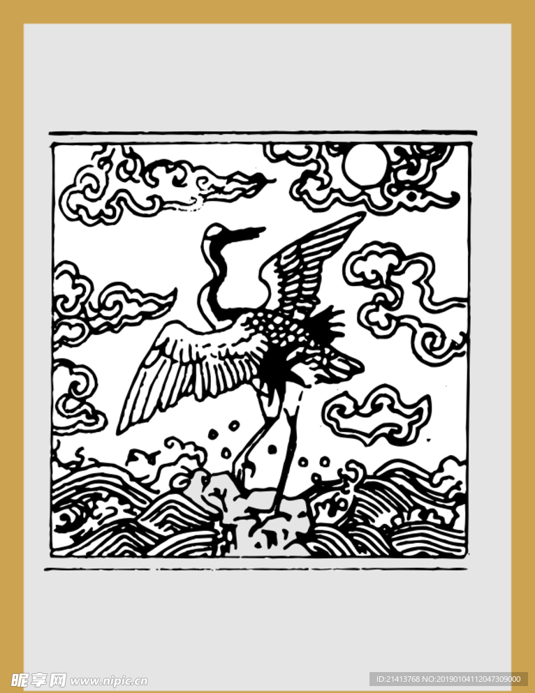 矢量传统画