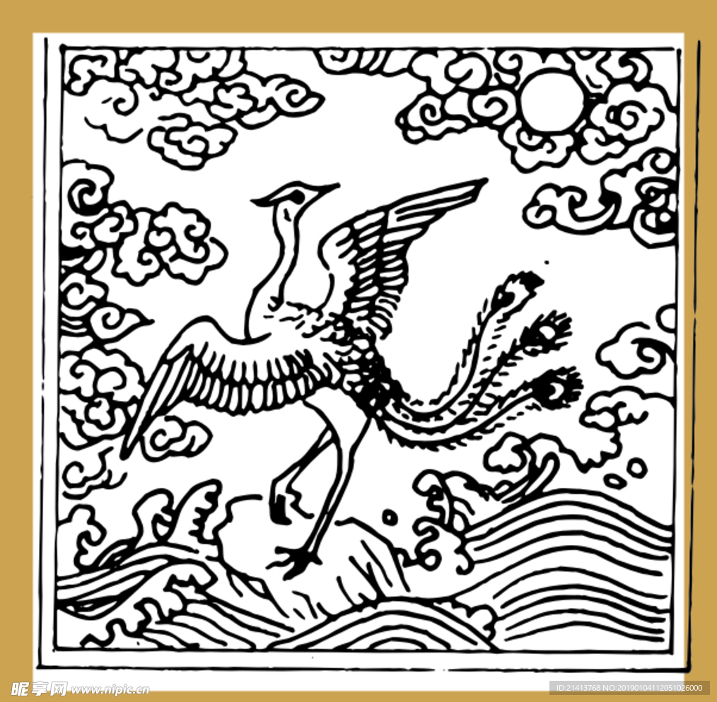 矢量传统画