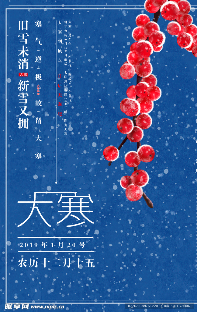 大寒海报