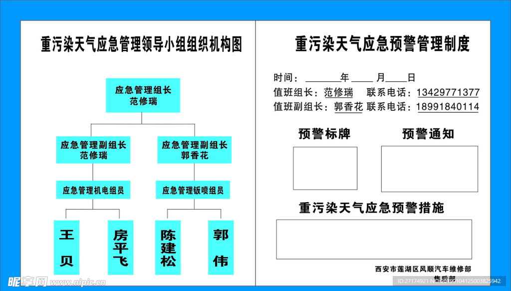 重污染组织结构图