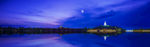 湖夜景