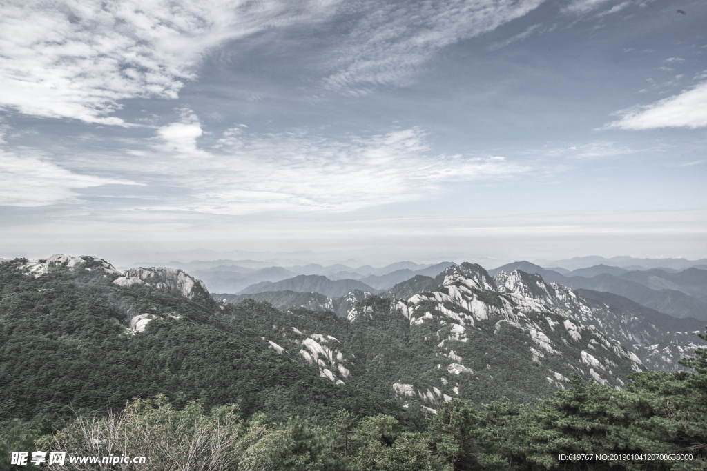 水墨黄山