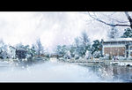 雪景建筑效果图