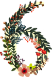 花数字