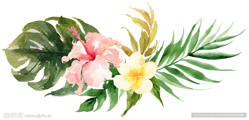 唯美花环