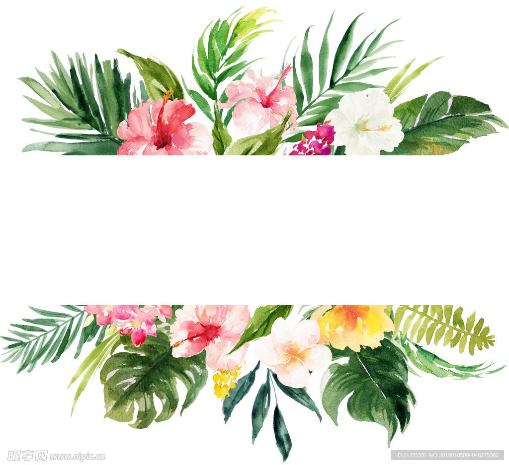 唯美花环