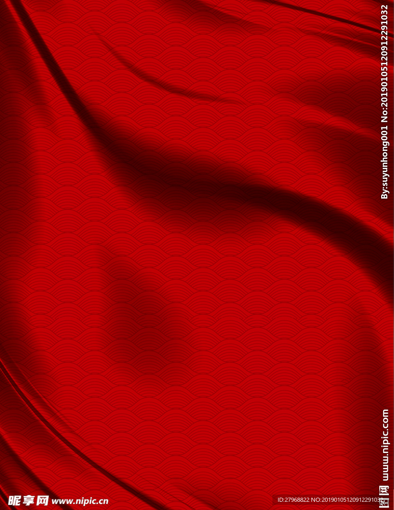 红绸缎背景