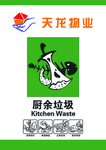 厨余垃圾 物业展板