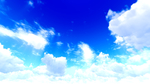 蓝色的天空