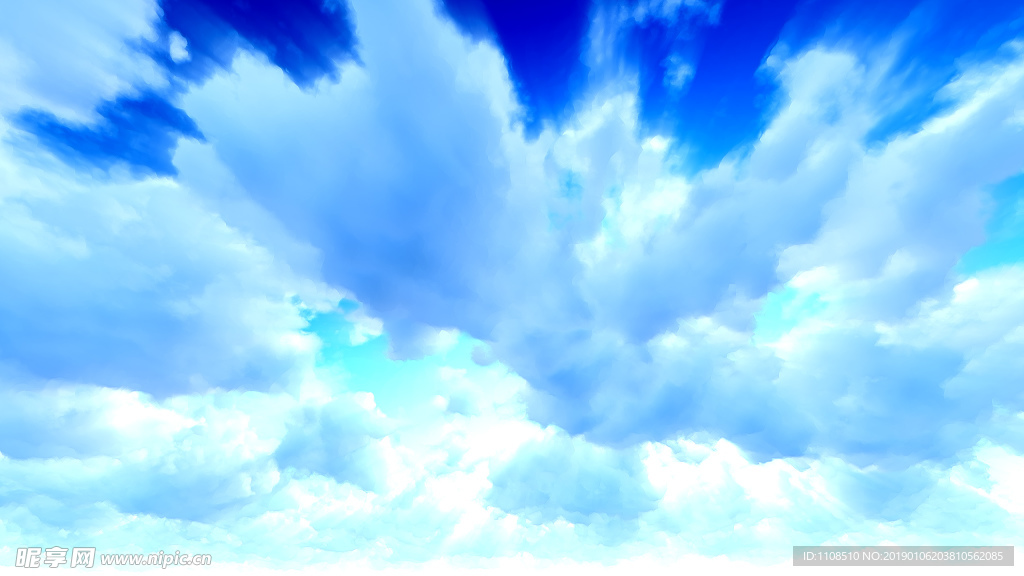 蓝色的天空