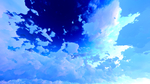 蓝色的天空