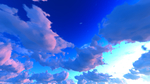 蓝色的天空