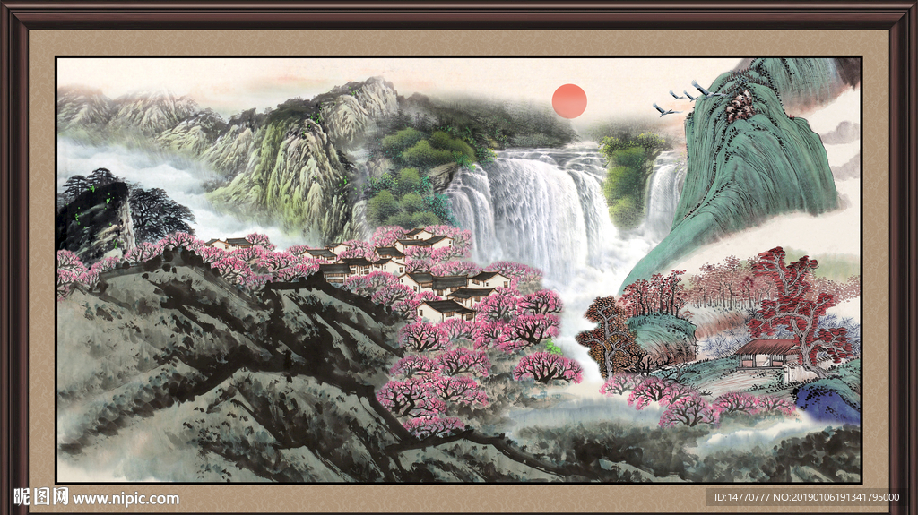 山水国画