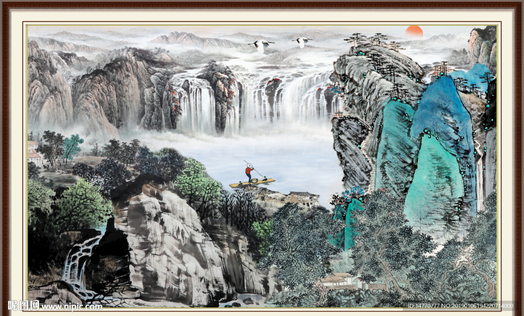 山水国画