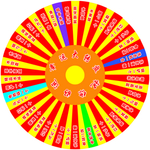 彩色抽奖转盘