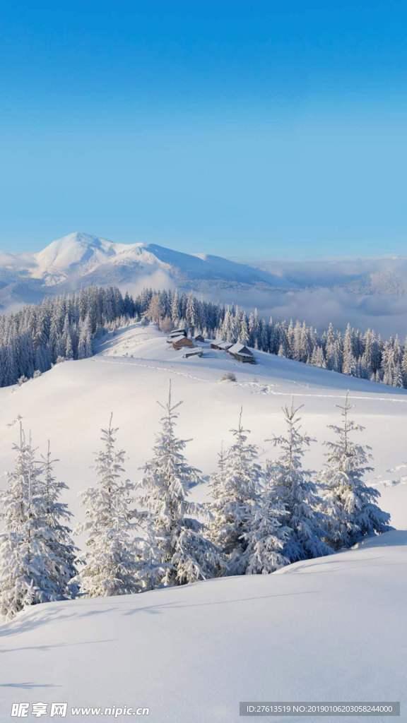 雪山风景图片