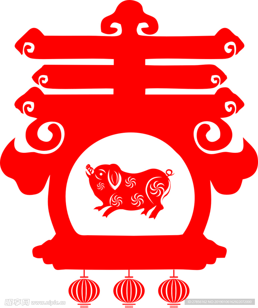 春节  矢量