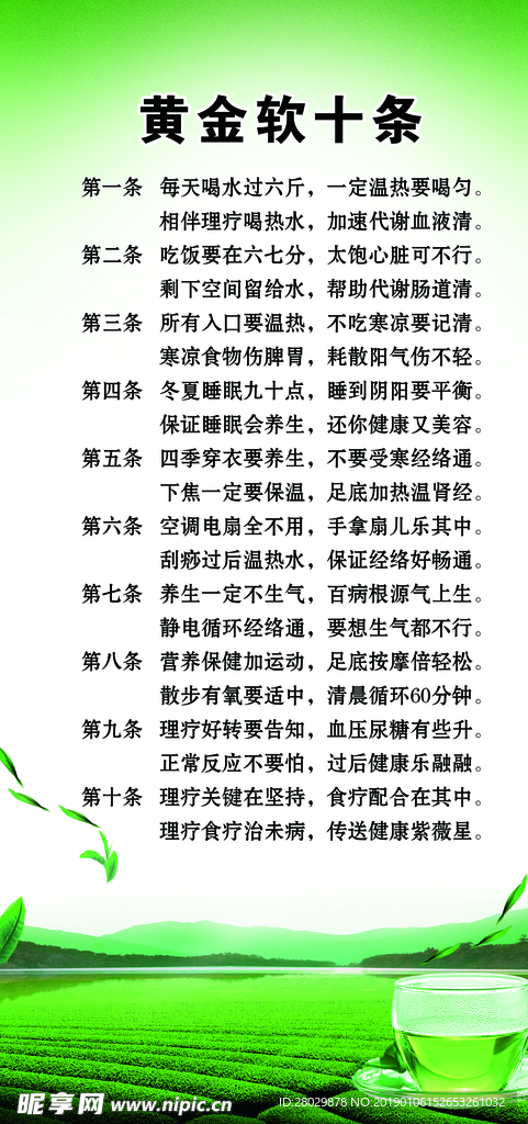 黄金软十条