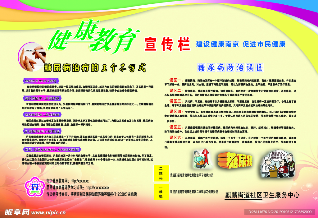 糖尿病宣传栏