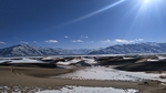 西藏 沙漠雪景 雪地